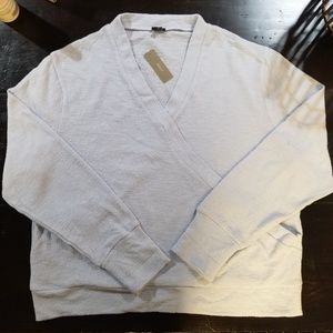 Faux-wrap top in textured crepe